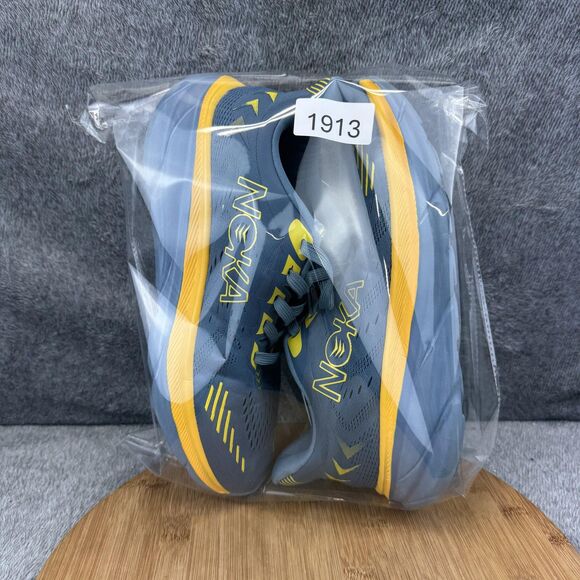 NOKA Shoes Mens Size 10.5 Blue Yellow Athletic Running Road Trainer Lightweight - Picture 10 of 10
